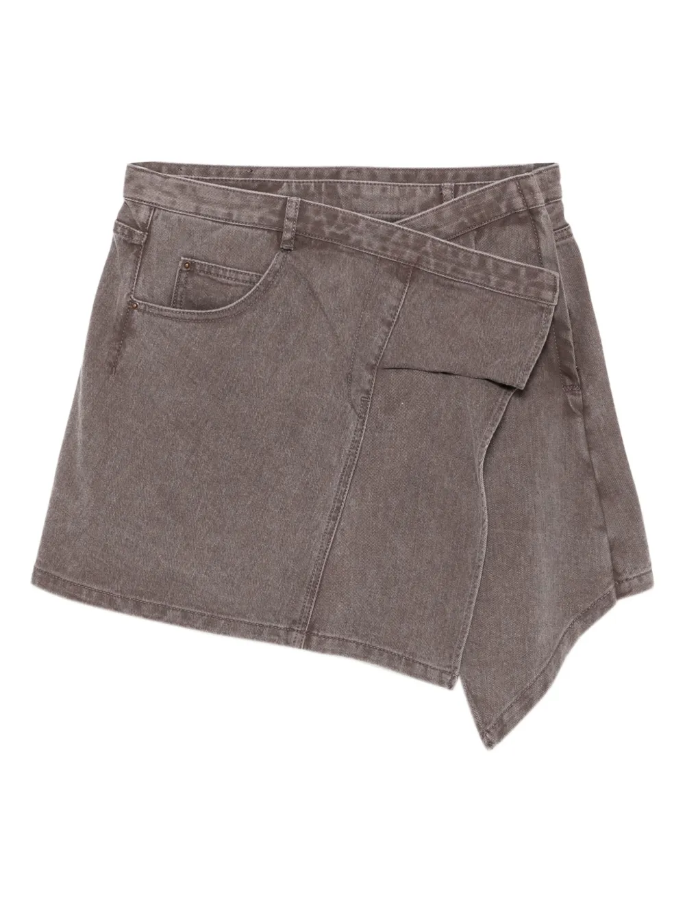 cotton denim skirt