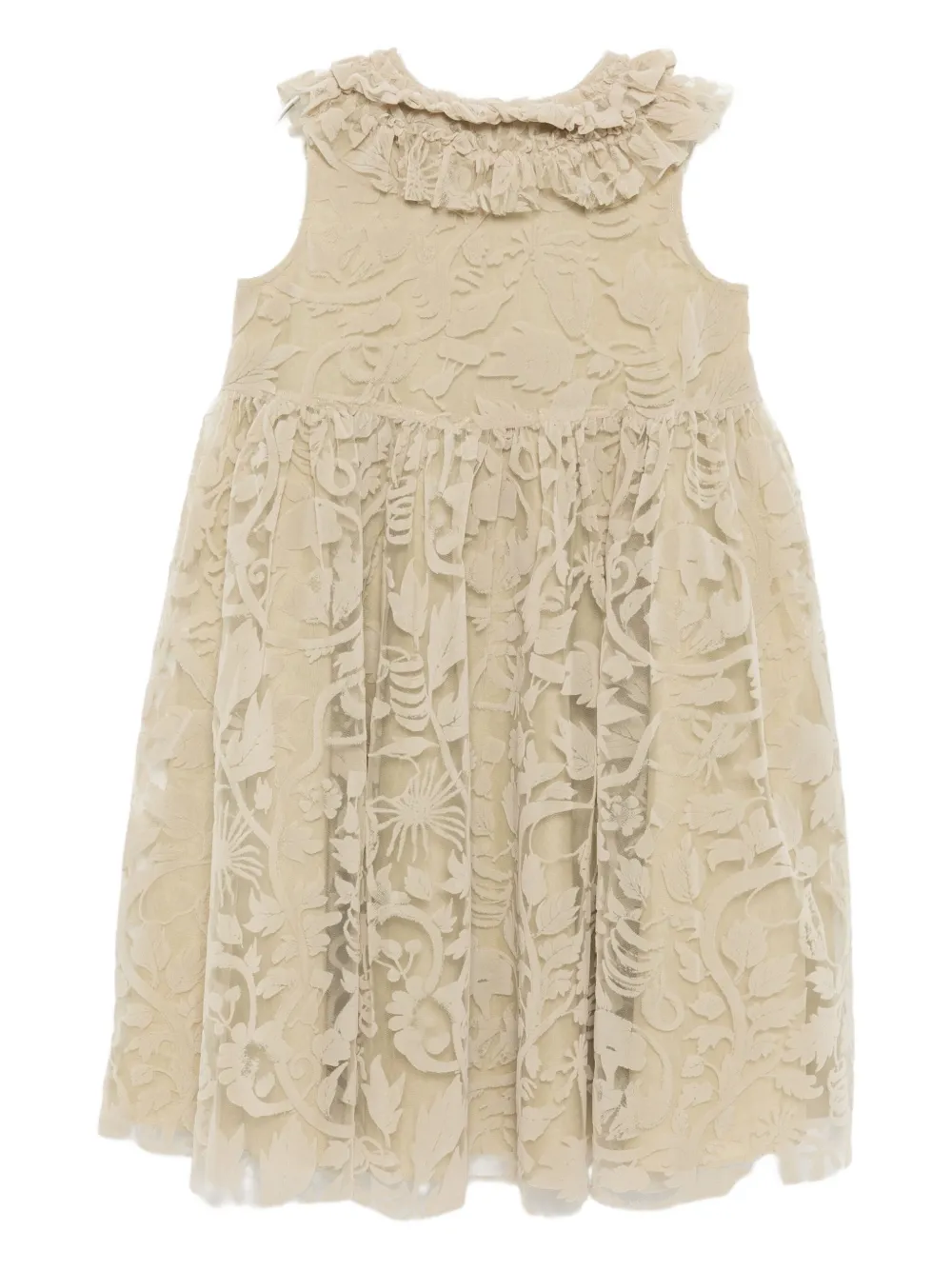 Jnby by JNBY Jurk met bloe print Beige