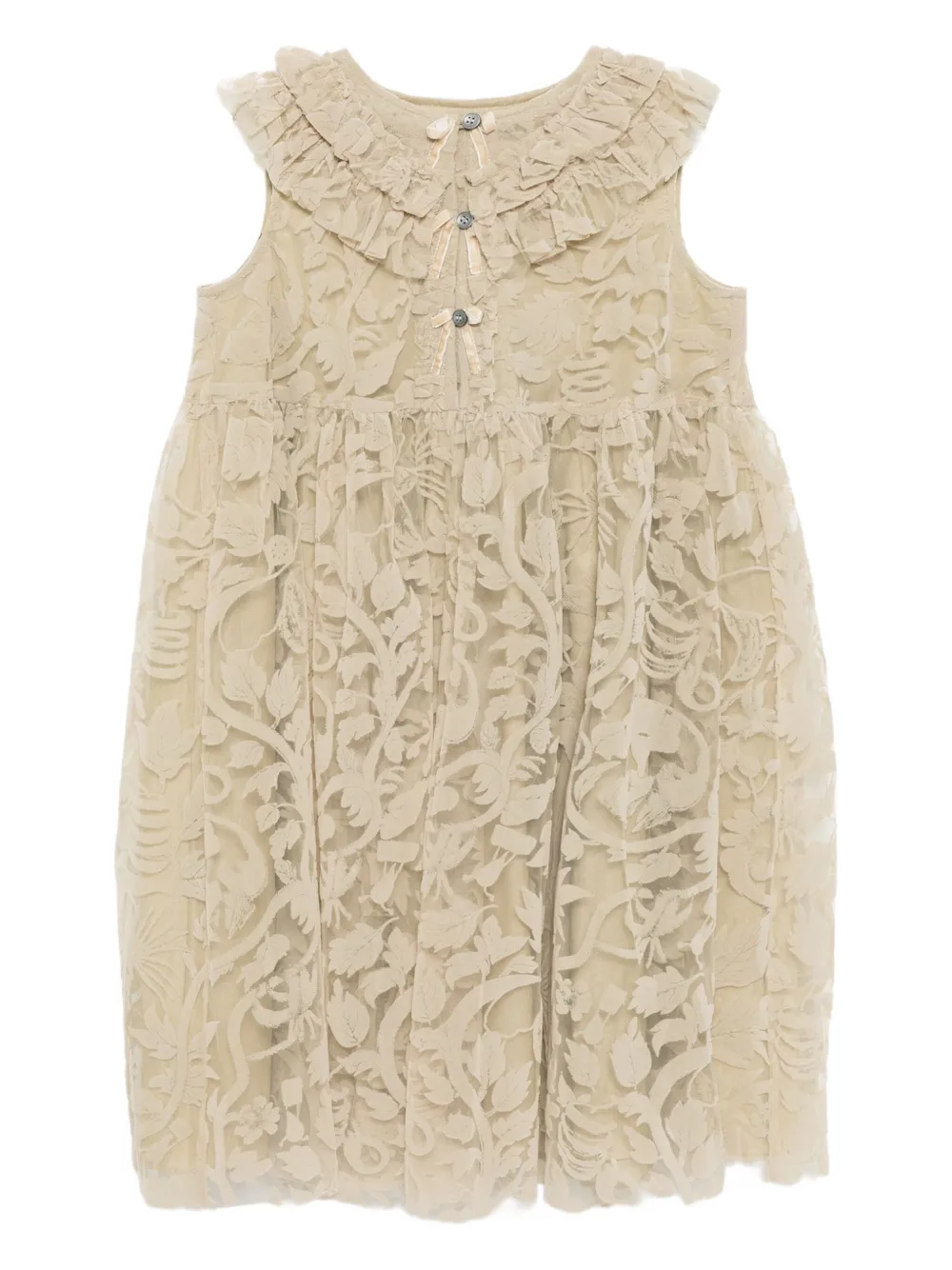 jnby by JNBY Jurk met bloemenprint Beige