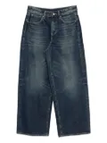 JNBY wide-leg rolled-up jeans - Blue