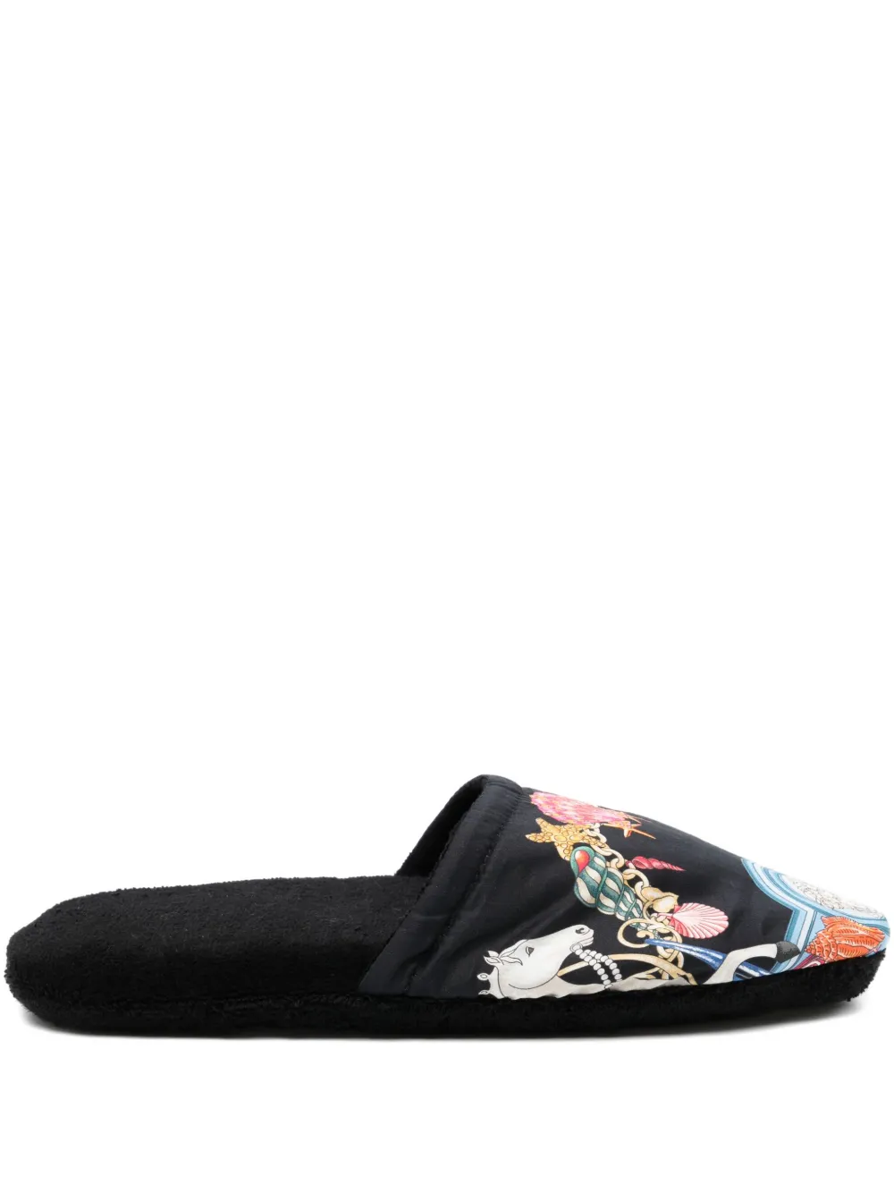 Versace Home Coral Theatre slippers Black