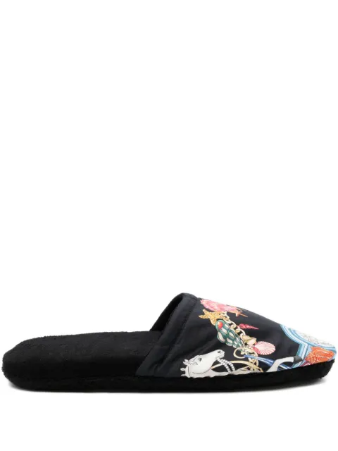 Versace Home Coral Theatre slippers