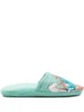 Versace Home Coral Theatre slippers - Green