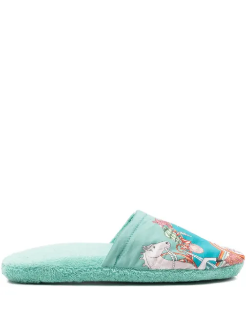 Versace Home Coral Theatre slippers