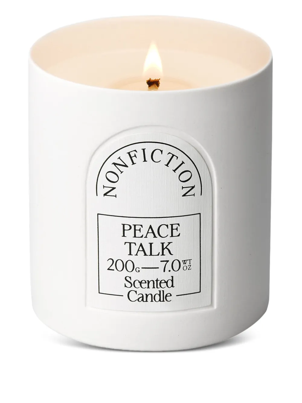 NONFICTION Peace Talk scented candle - ホワイト NONFICTION Peace Talk scented candle - ホワイト