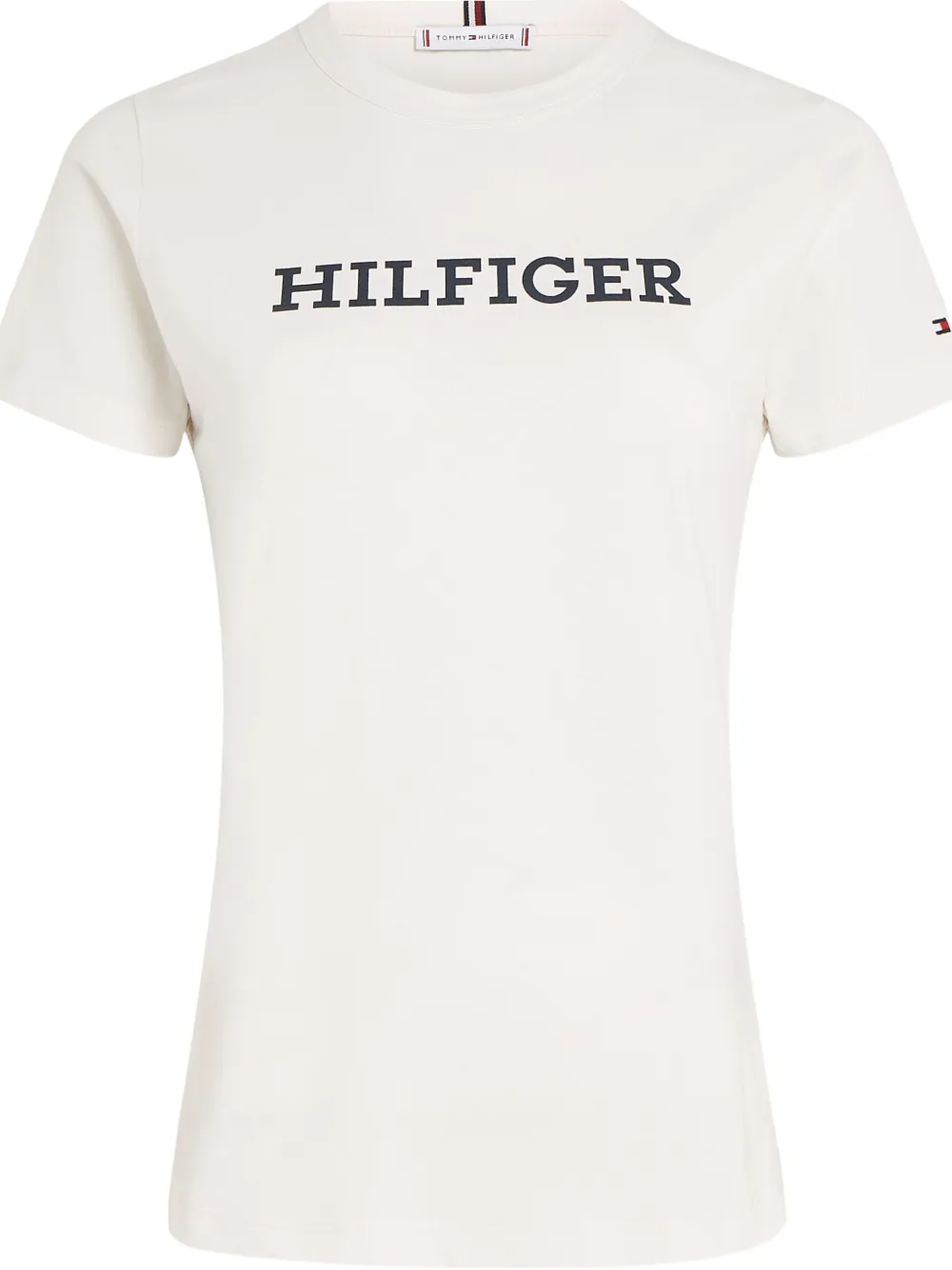 Tommy Hilfiger Logo-print T-shirt In White