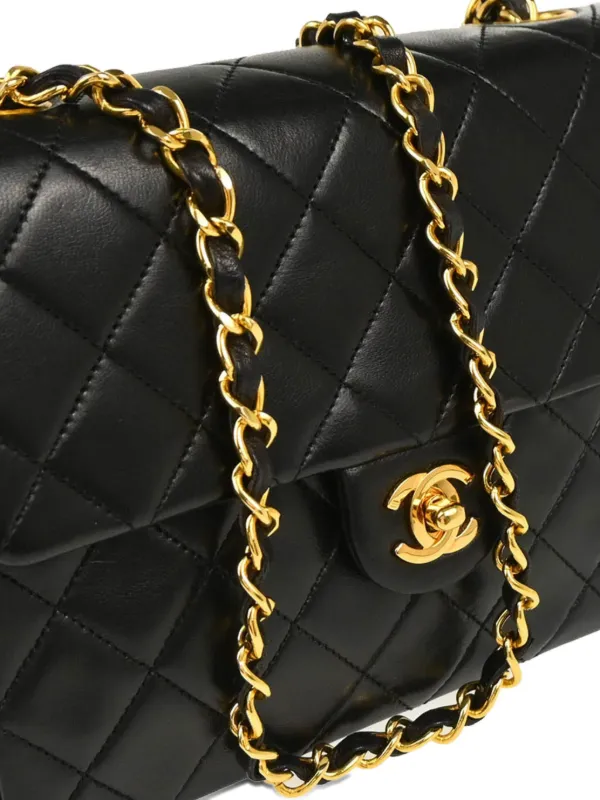 CHANEL Pre-Owned 1990 Classic Flap Shoulder Bag Black FARFETCH IN