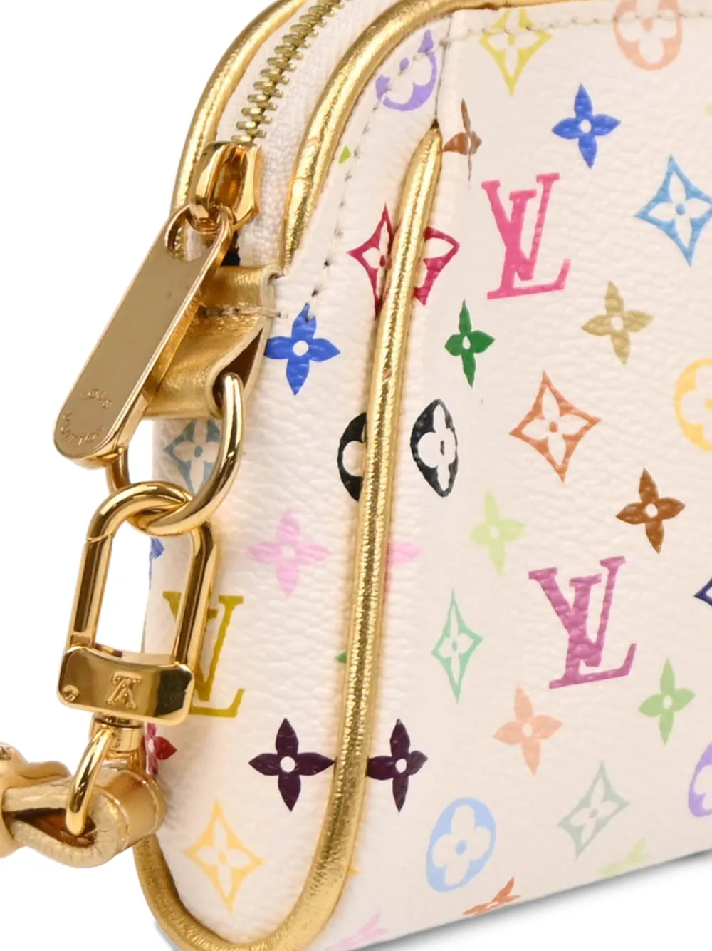 Pre-owned Louis Vuitton 2008 Kate Clutch Bag In White