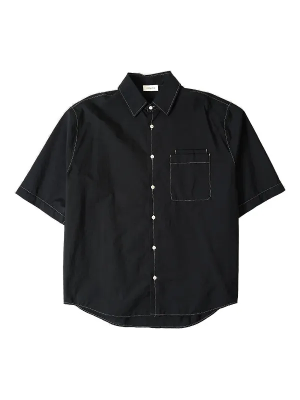 ルメール　コントラストステッチシャツ LEMAIRE ルメール コントラストステッチ シャツ 44 LEMAIRE ルメール