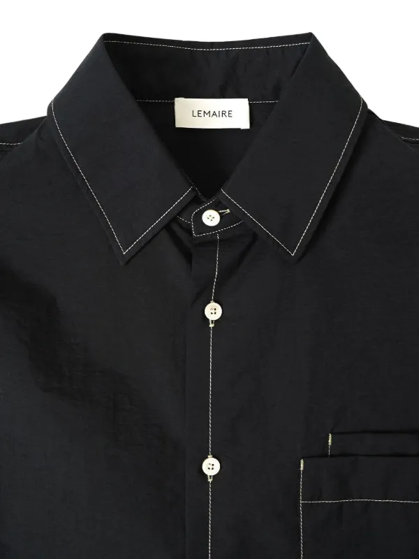 ルメール　コントラストステッチシャツ LEMAIRE ルメール コントラストステッチ シャツ 44 LEMAIRE ルメール