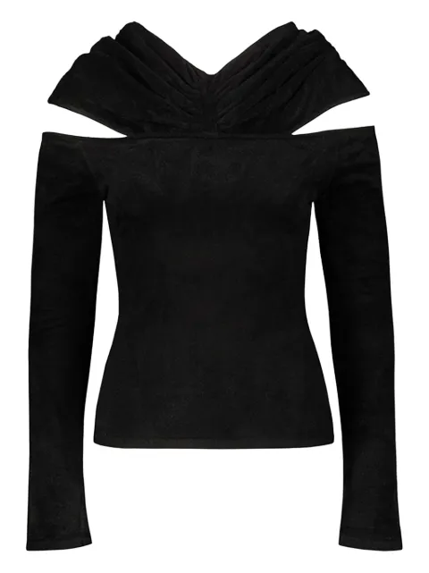 Alexandre Vauthier ribbed turtleneck top