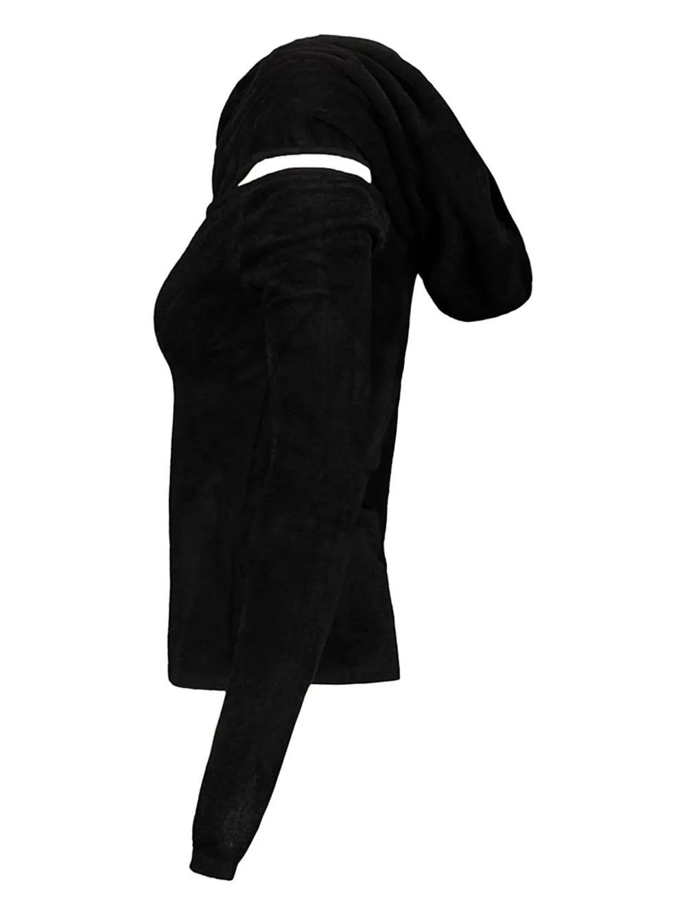 Alexandre Vauthier Geribbelde top met col Zwart