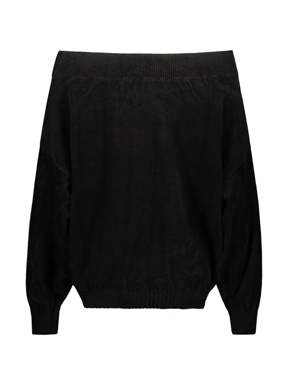 Alexandre Vauthier off-shoulder sweater Zwart