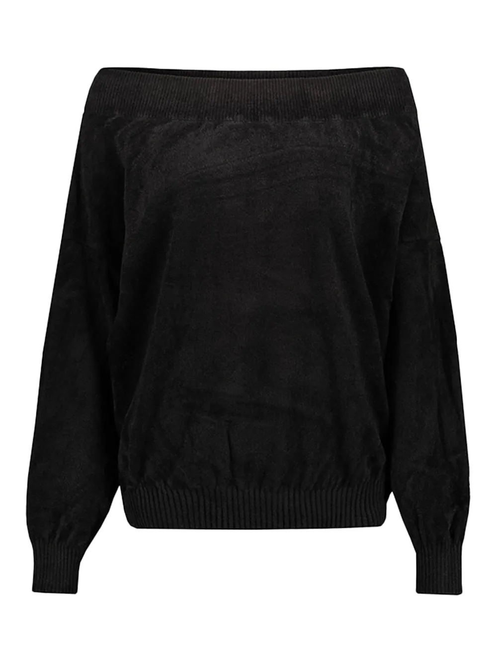 Alexandre Vauthier off-shoulder sweater Zwart