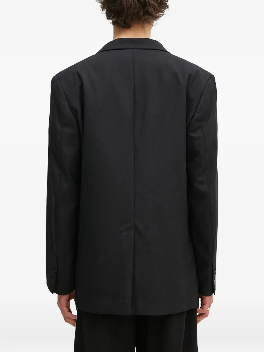 Needles Single-button Long-sleeves Blazer In Black