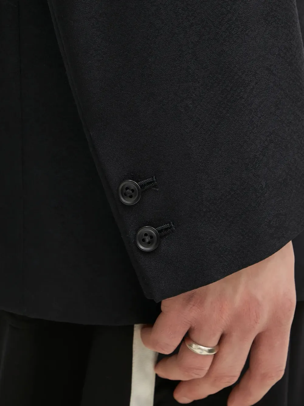 Needles Single-button Long-sleeves Blazer In Black