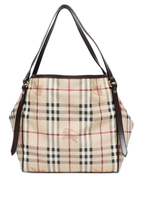 Burberry Pre-Owned 1990-2000s Nova Check leather handbag