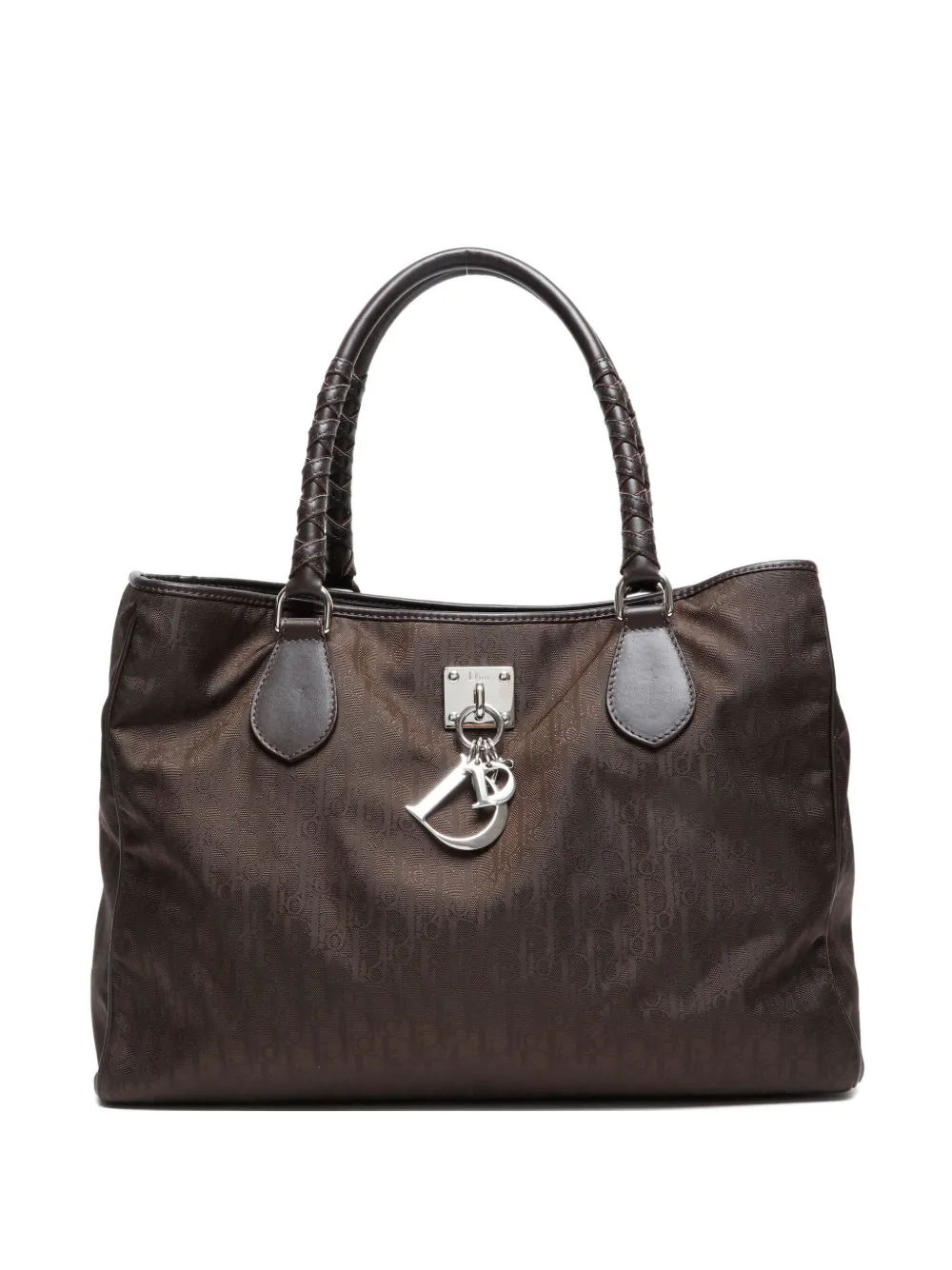 Christian Dior Pre-Owned 2000-2010s Trotter tote bag - ブラウン Christian Dior Pre-Owned 2000-2010s Trotter tote bag - ブラウン