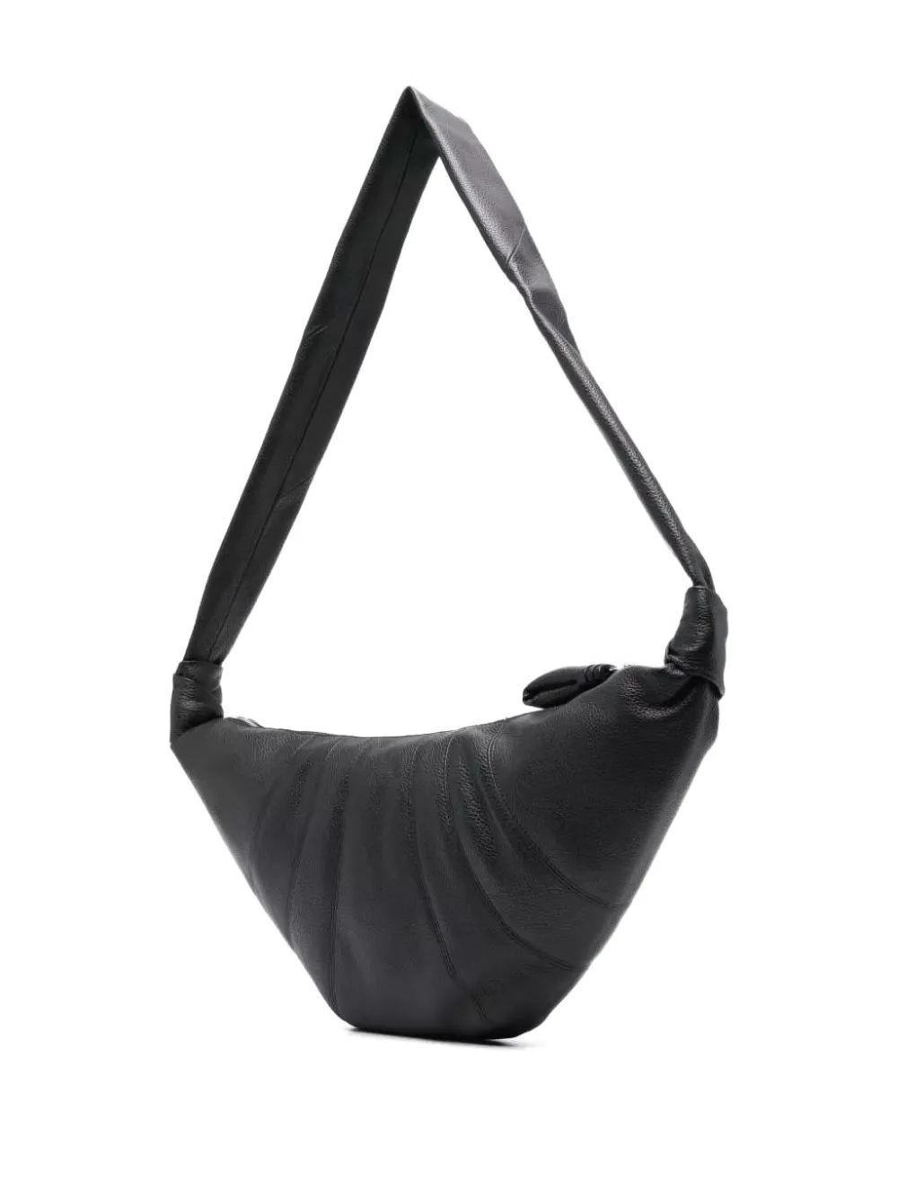 LEMAIRE Croissant zip shoulder bag - Zwart