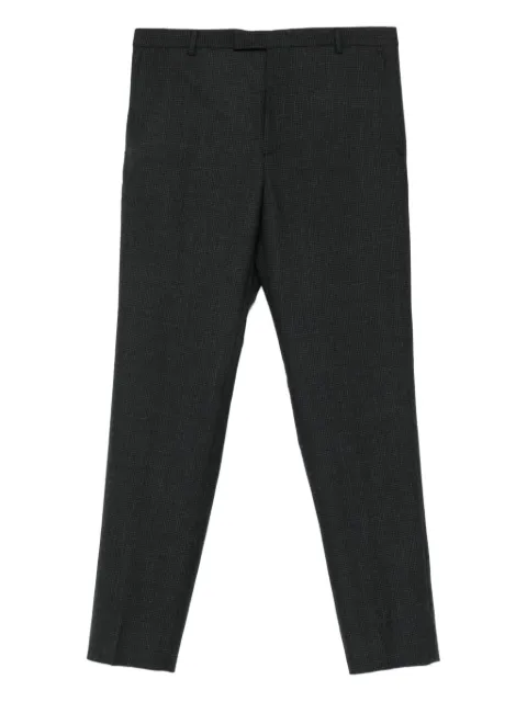 Gucci checked wool trousers