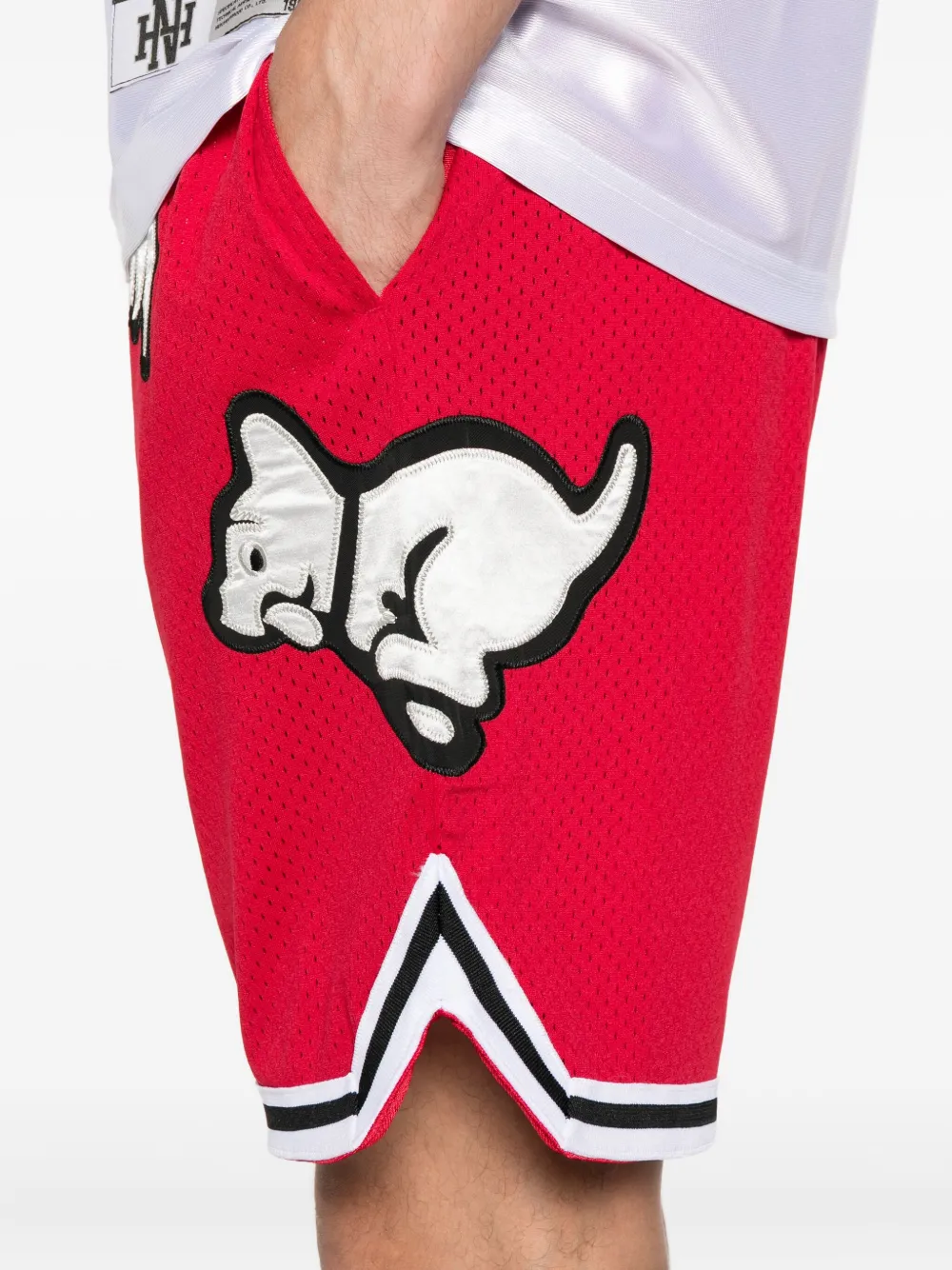 ICECREAM Running Puppy trainingsshorts met grafische print Rood