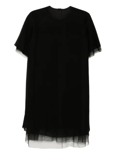 JNBY a-mesh short-sleeved dress