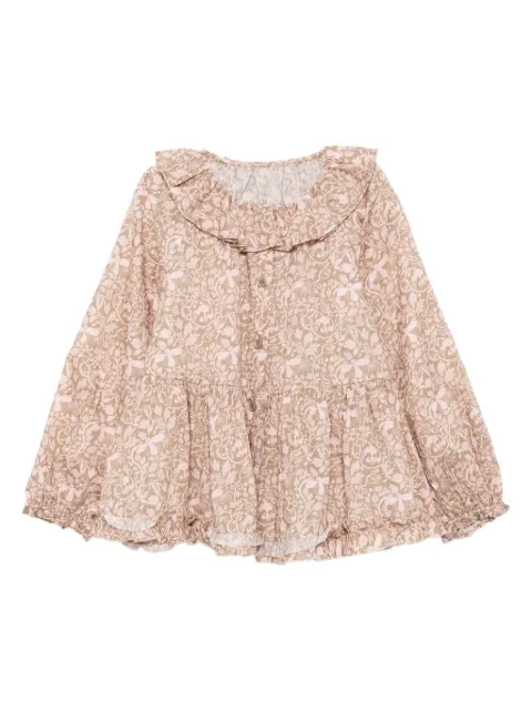 jnby by JNBY fungus edge long-sleeved top