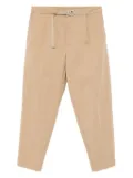 CROQUIS cotton-knit tapered trousers - Neutrals