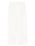JNBY drawstring rolled-edge jeans - White