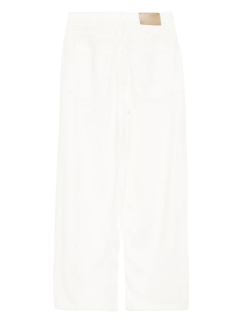 JNBY Jeans met trekkoord en gerolde afwerking - Wit