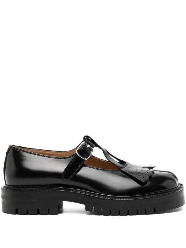 Maison Margiela Tabi Country Mary-Janes Black FARFETCH IL