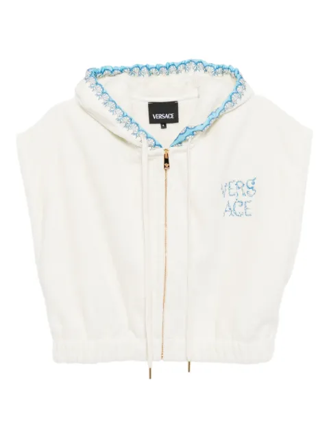 Versace Home Barocco sleeveless hoodie