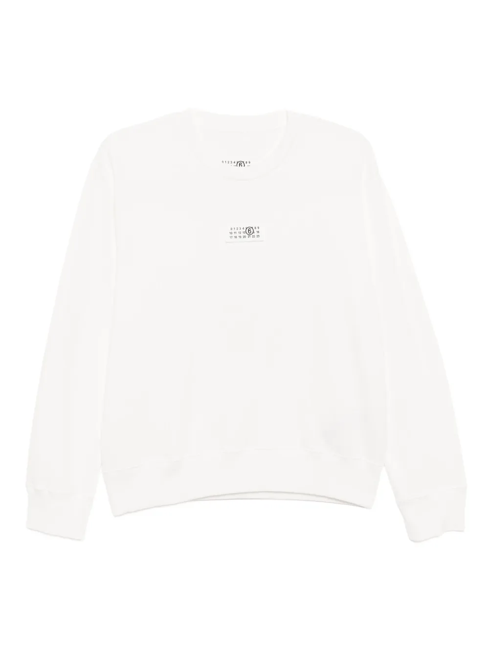 MM6 Maison Margiela Sweater met logopatch Wit