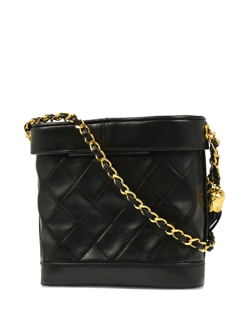 CHANEL Pre-Owned 1990 quilted lambskin bucket bag | Pre-Owned | Image 2