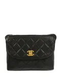 CHANEL Pre-Owned 1992 quilted lambskin shoulder bag - Black