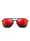 Maui Jim Keokea mirrored square-frame sunglasses