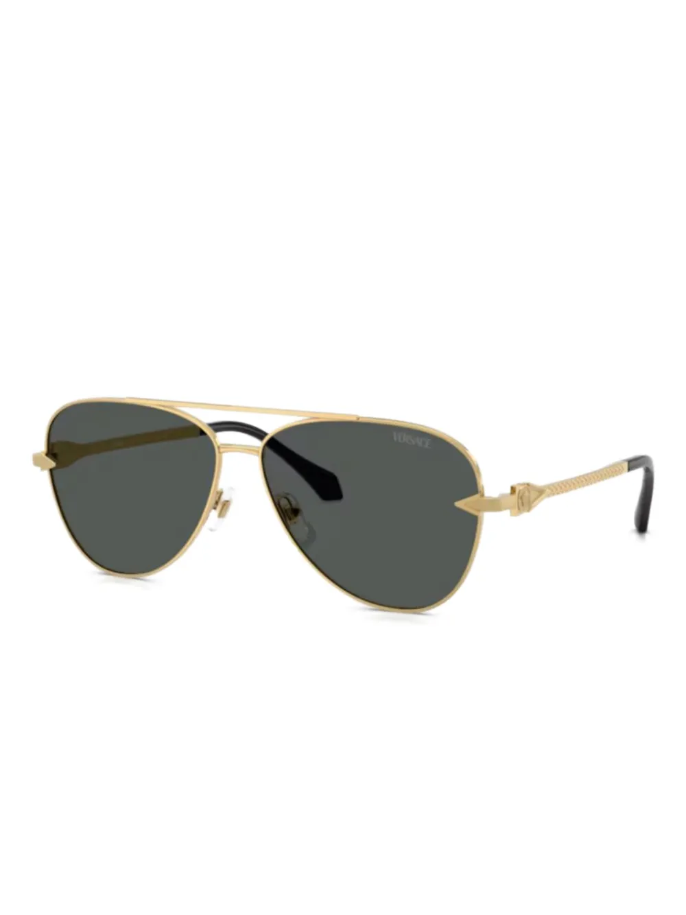Versace Eyewear medusa-embellished metal sunglasses Goud