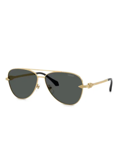 Versace Eyewear medusa-embellished metal sunglasses