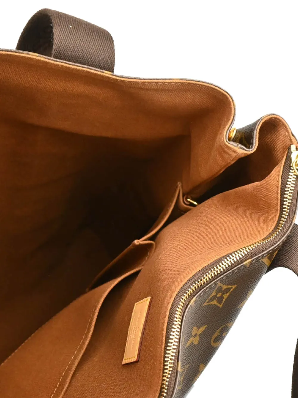 Pre-owned Louis Vuitton 2008 Cabas Beaubourg Tote Bag In Brown