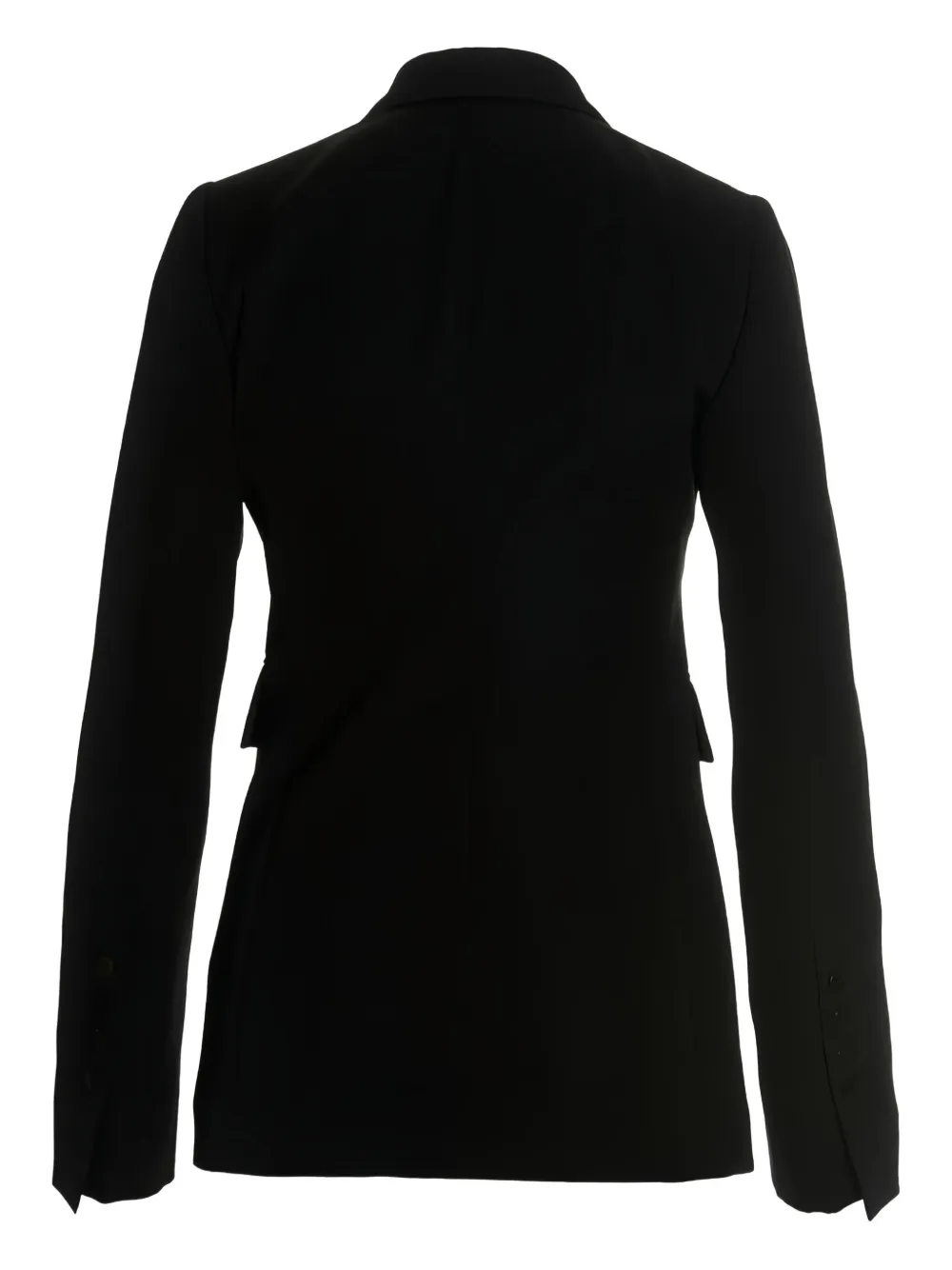 Sapio Double-breasted Blazer In Black