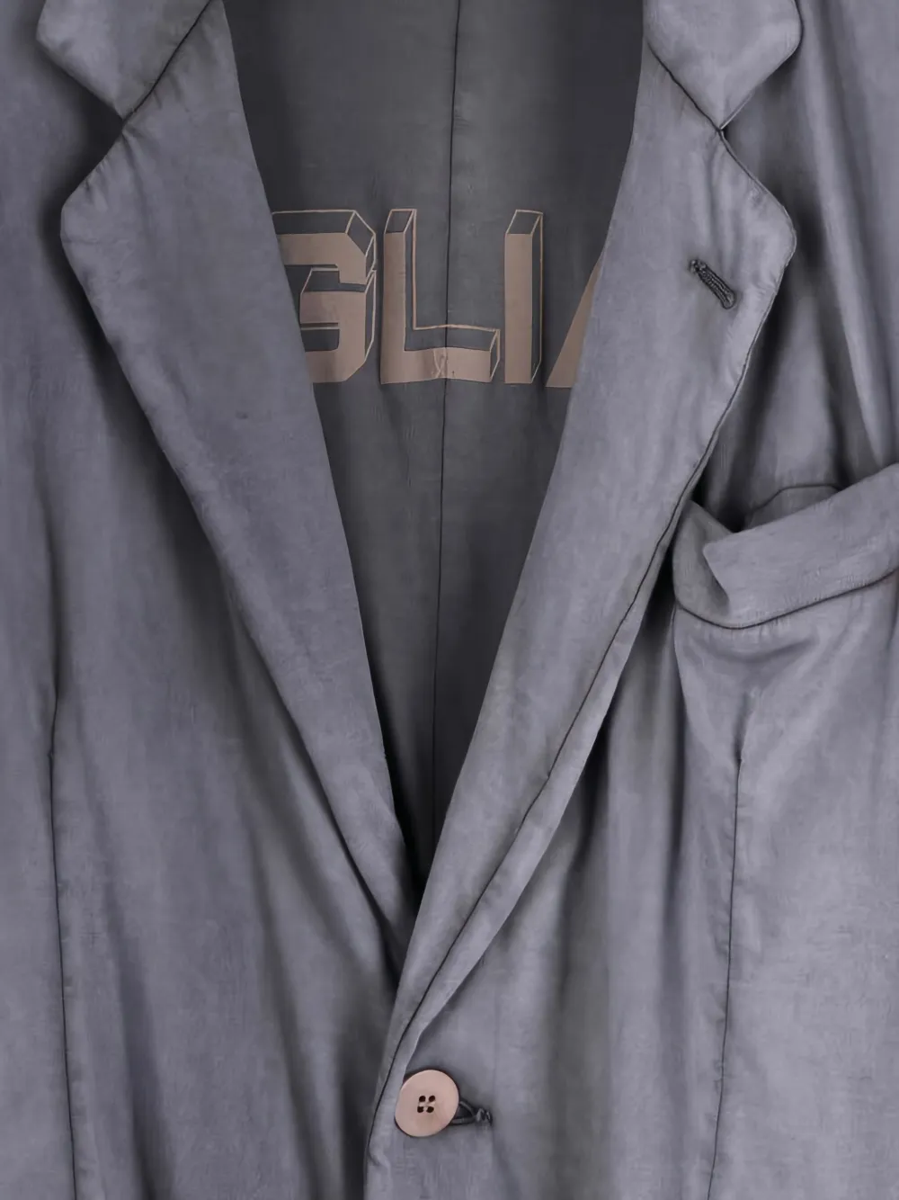 Magliano Jacket With Front Pockets And Notch Lapel In Gray