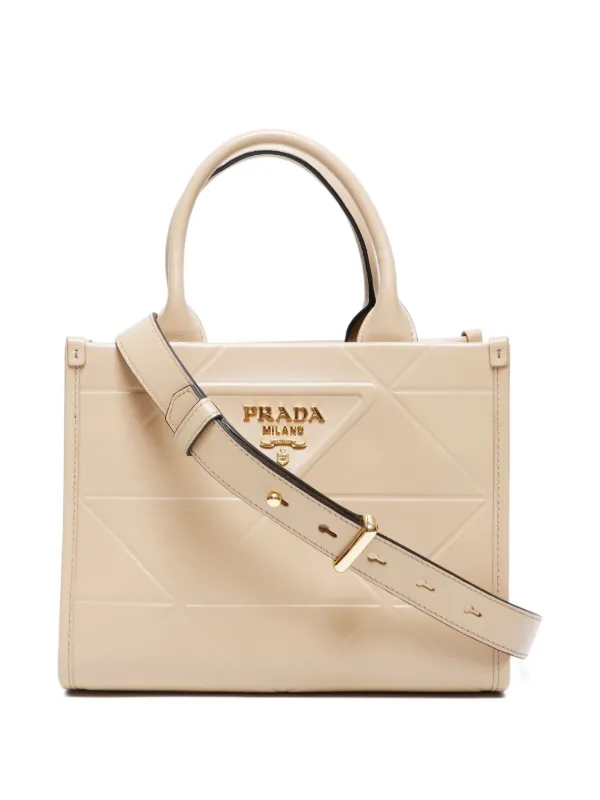 Prada Pre-Owned 2020-2024 Symbole Tote Bag Neutrals FARFETCH ID