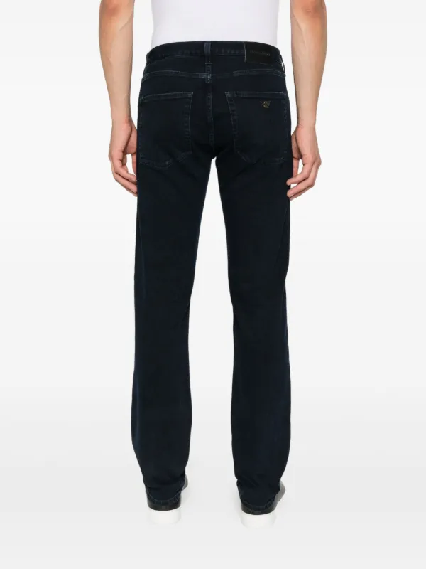 Emporio Armani ロゴ ジーンズ | ブルー | FARFETCH JP