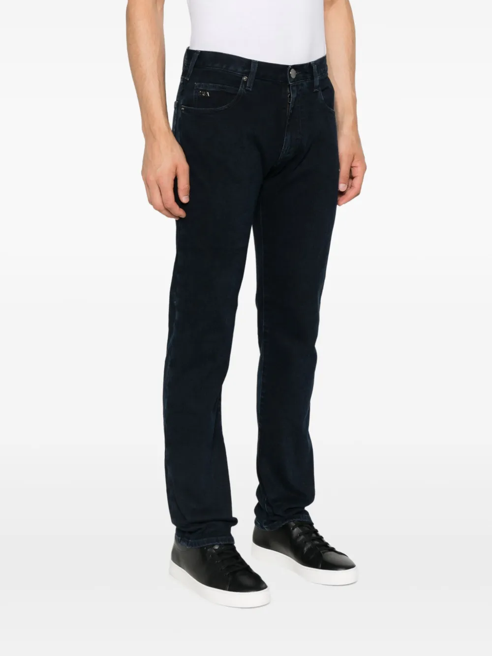 Emporio Armani Jeans met logopatroon Blauw