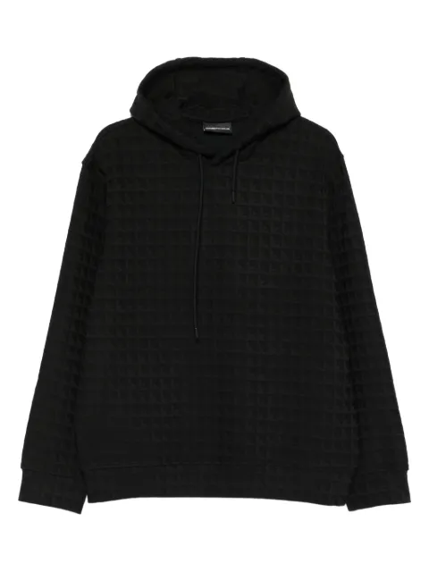 Emporio Armani quilted hoodie