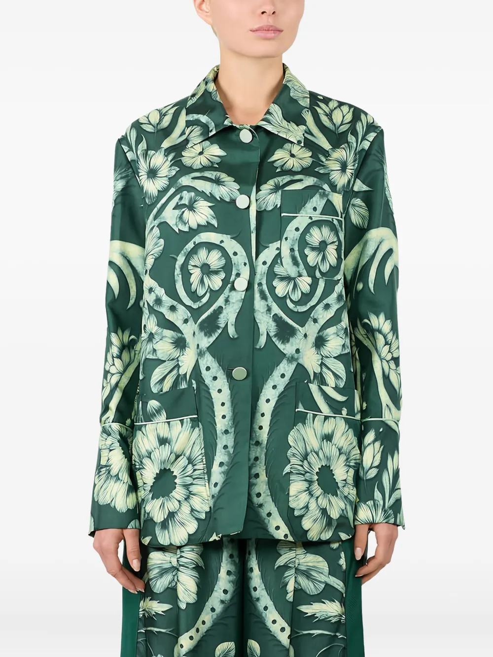 F.R.S For Restless Sleepers paisley-print shirt | Green | Image 1