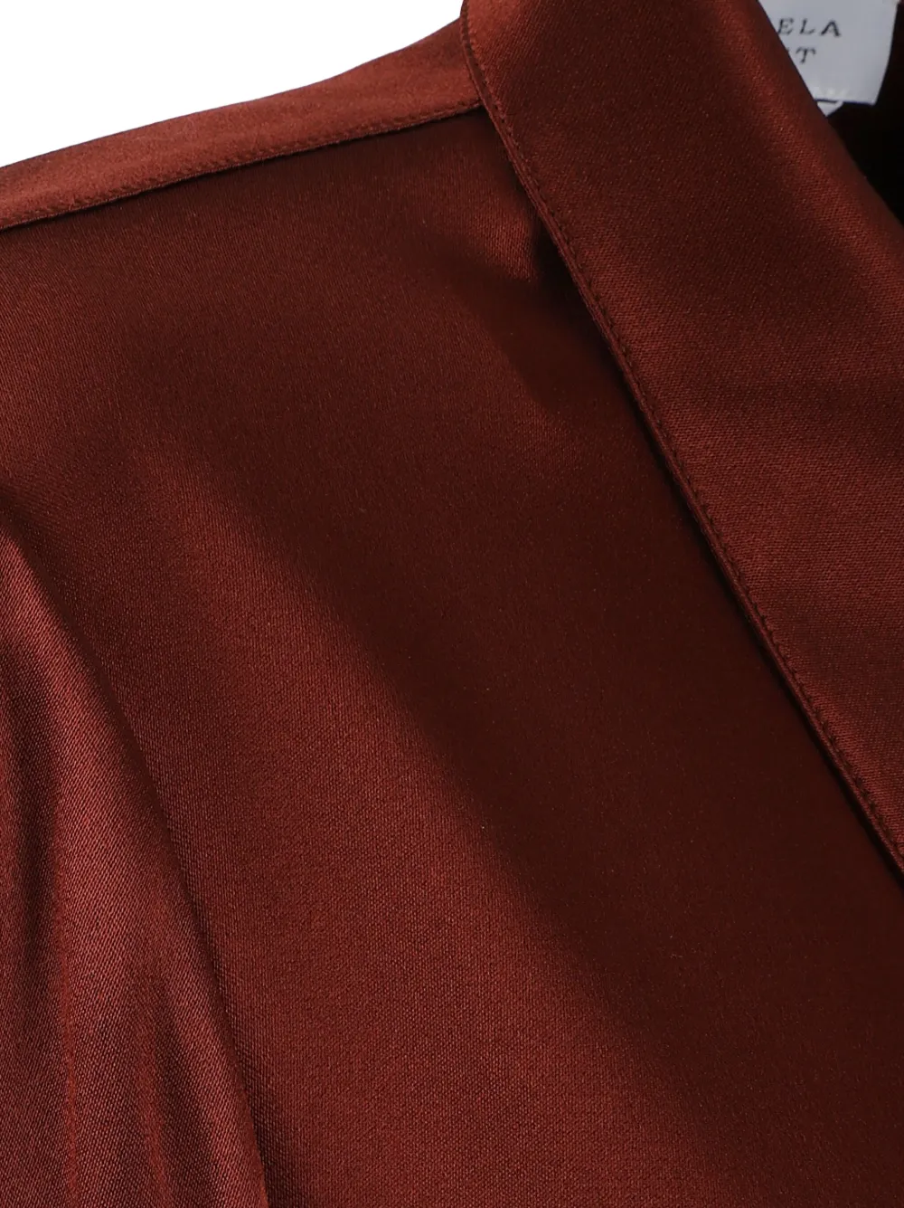 Gabriela Hearst Zijden blouse Bruin
