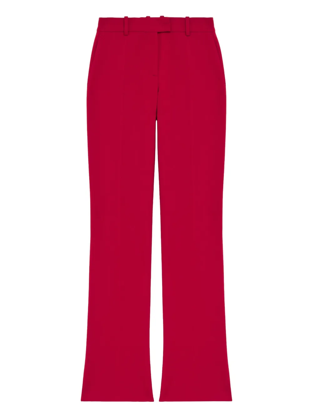 Alexander McQueen grain-de-poudre trousers | Red | Image 1