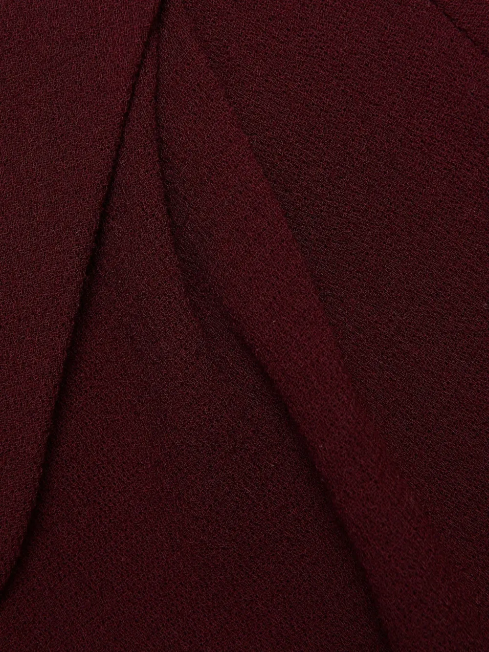 Roland Mouret Asymmetrical Twist Belted Wool Mini Dress In Red