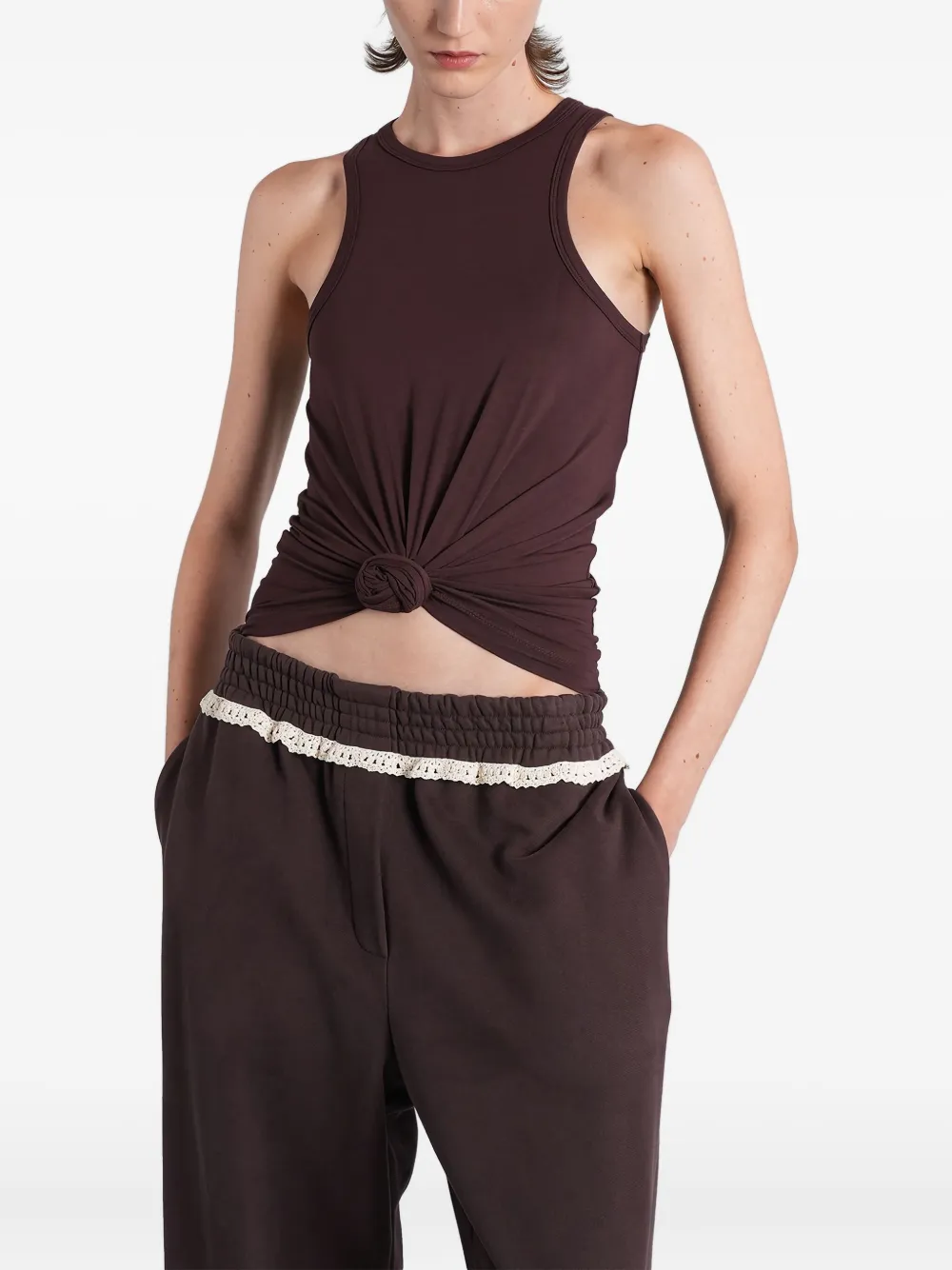 Magda Butrym Knotted Tank Top